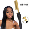 Pro Salon Hot Comb Straightener for Wigs, Extensions & All Hair Types